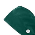 thumbnail image 4 of ROHUUQUE Women Du Rag Cotton Blend Adjustable Solid Color Surgical Cap for Long Hair Operating Room Green, 4 of 4