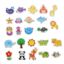 BESTSKY 24Pcs Sea Animal Fridge Magnet Stickers Animal Magnets Toddlers Magnetic Educational Toys Magnetic Animals
