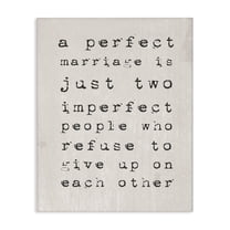 Stupell  A Perfect Marriage Stretched Canvas Wall Art 24 x 30