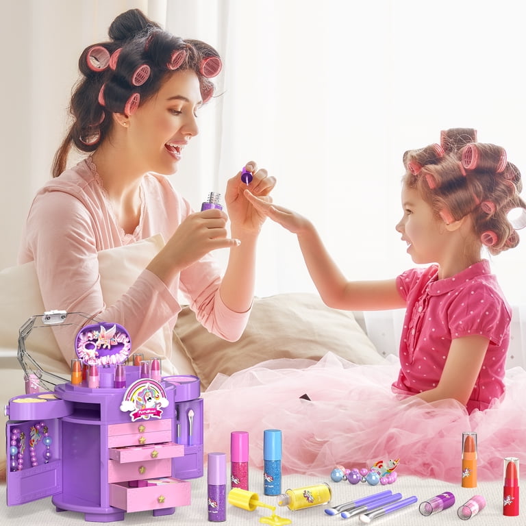 PERRYHOME, Kids Makeup Set, 2026, Washable Unicorn Toy for Girls 3