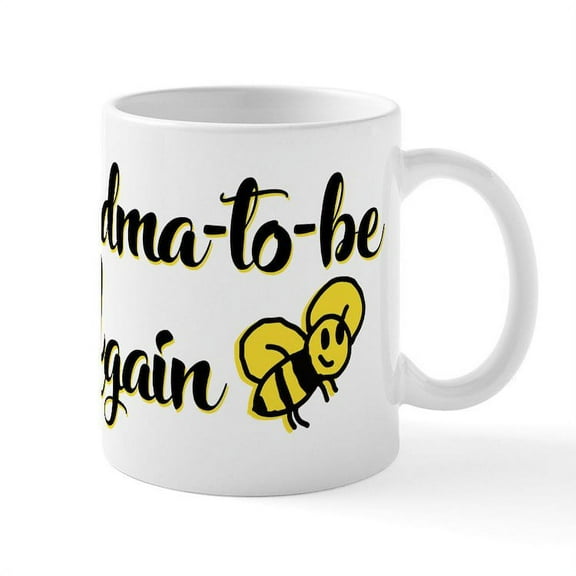 CafePress - Grandma To Bee - 11 oz Ceramic Mug - Novelty Coffee Tea Cup