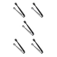 thumbnail image 3 of Shengyu Sugar Tong Portable Reusable Washable Solid Color Ice-cube Picker Indoor Kitchen Restaurant Food Serving Tool Clip Black 5Set, 3 of 6