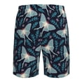 thumbnail image 6 of Naloa Glowing Butterfly Men's Beach Shorts, Surfing shorts, Swim trunks, Quick Dry Swim Trunks for Surfing Beach Fun - 3X-Large, 6 of 9