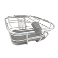 thumbnail image 4 of Almencla Electric Bike Front Basket Bicycle Storage Basket for Riding Biking Shopping silver, 4 of 8