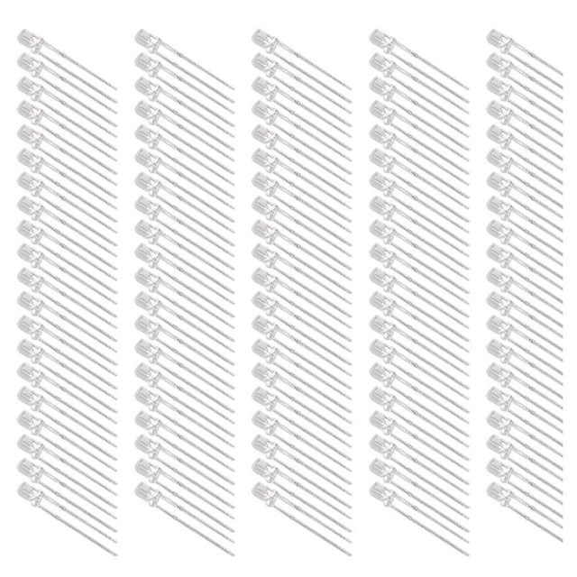 Assortiment de Lumières à Diode LED, 100 Pcs Kit de Diode LED Diode LED le Meilleur de Sa Catégorie
