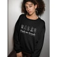 thumbnail image 2 of Our Plants Are Friends Sweatshirt Women -GoatDeals Designs, Female XX-Large, 2 of 4