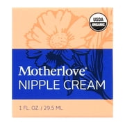 Motherlove Nipple Cream, Organic & Lanolin-Free Nipple Balm for Breastfeeding, 1 Ounce