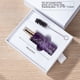 thumbnail image 4 of Botella de perfume de cristal natural, botella de loción de aromaterapia de ágata de jade, botella de spray de aceite esencial, 4 of 5