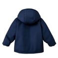 thumbnail image 4 of Auroural Toddler Boys Jackets with Hoodie Children's Winter Solid Color Long Sleeves Hooded Zipper Quilted Coat Keep Warm Coat Kids 3-12 Year, 4 of 5