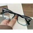 thumbnail image 5 of Women Square Reading Glasses Tortoise Blue Light Blocking Spring Hinges Blue Tortoiseshell Readers Eyeglasses Frame, 5 of 5