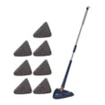 thumbnail image 2 of Trapeador Trapeador de limpieza de coche Triangle Squeeze de 130 cm para muebles domésticos (paño azul 7) Sywqhk Libre de BPA, 2 of 9