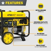 Champion 3800-Watt RV Ready Portable Generator with CO Shield® (CARB Compliant)