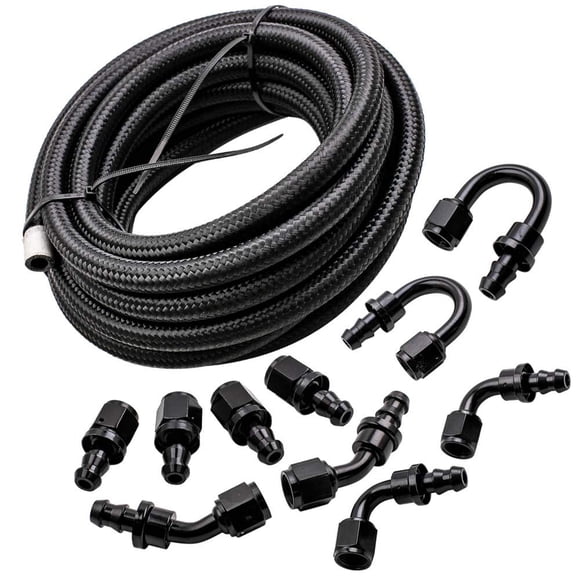 Kit de Línea de Combustible maXpeedingrods 6AN de 6 metros con Enfriador de Transmisión