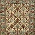 thumbnail image 1 of Ahgly Company Machine Washable Indoor Square Traditional Sepia Brown Area Rugs, 8' Square, 1 of 7