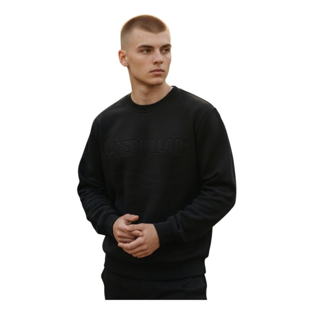 Sudadera Cat Hombre Caterpillar Negro Casual L Negro