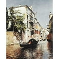 thumbnail image 3 of Unknown 20x24 Black Modern Framed Museum Art Print Titled - venetian Gondola, 3 of 5