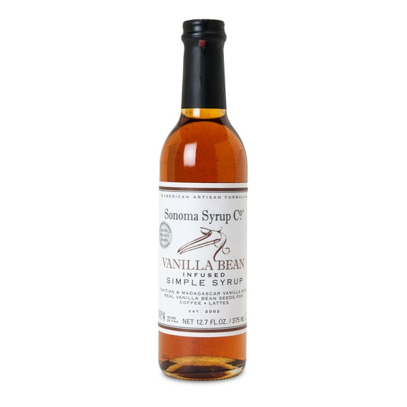 Vanilla Bean Infused Simple Syrup