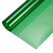Uxcell Iridescent Window Film,12" x 39" Holographic Fabric Dichroic Film Roll,Green
