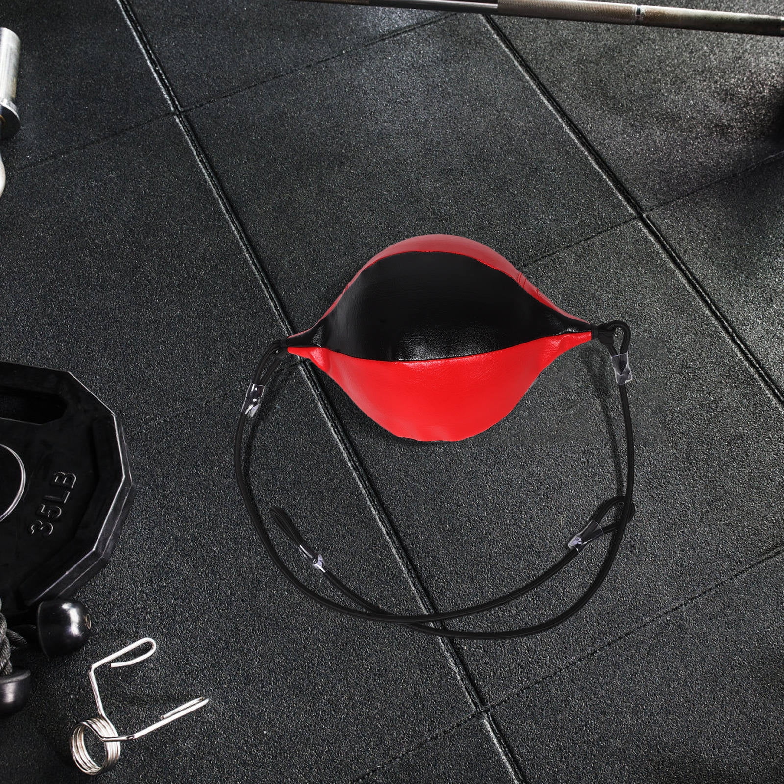 UPGRATOR Raindrops 2pcs Double End Punching Bag Speed Training Ball for Home Exercise Replacement Heavy Duty PU Boxing Ball