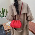 thumbnail image 3 of SPEKSEE Faux Suede Shoulder Bags Vintage Crossbody Bag Pleated Handbag Underarm Bag for Women Party, 3 of 18