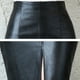 thumbnail image 4 of Qarigey Faldas lápiz de oficina elásticas de textura suave hechas de PU con estilo negro dividida para mujer de PU Prendas para la parte inferior del cuerpo negro 3XL, 4 of 6