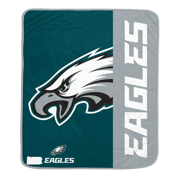 NFL Philadelphia Eagles 50x60 Inch Ultra Soft Tailgate Throw