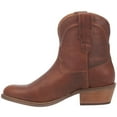 thumbnail image 2 of Dingo Women's Seguaro Western Booties Round Toe Brown 9 M  US, 2 of 2