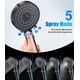 thumbnail image 2 of Mejore su experiencia de ducha, elegante diseño, rociador de mano de alta presión que ahorra agua, instalación sin herramientas y protección de doble filtración para piel y cabello secos (negro), 2 of 5