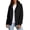 Black, variant on Windbreaker Jacket Women Outdoor Hiking Waterproof Hooded Coat Lightweight Windproof Casual Sports Raincoat with Pockets