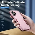 thumbnail image 3 of Entronix Case designed for iPhone 17 Heavy Duty Case, Protection Shockproof Dropproof Dustproof Anti-Scratch Case, Pink, 3 of 8