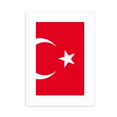 thumbnail image 1 of Turkey National Flag Asia Country Desktop Photo Frame Picture Display Decoration Art Painting, 1 of 3