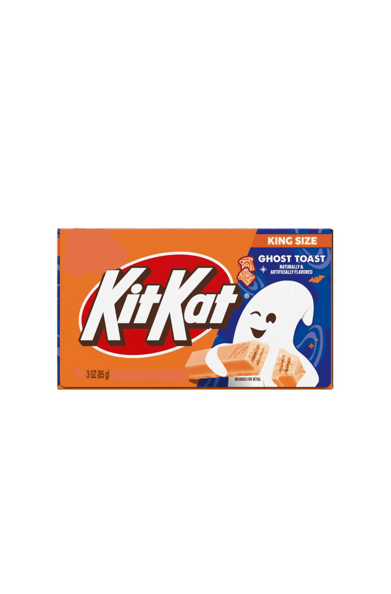 KIT KAT Ghost Toast Cinnamon Toast Flavored Creme Wafer Bars, Halloween Candy Packs, 3 oz (24 Count)