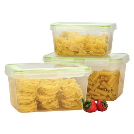 Gourmet Home Products Click and Lock 6 Container Food Storage