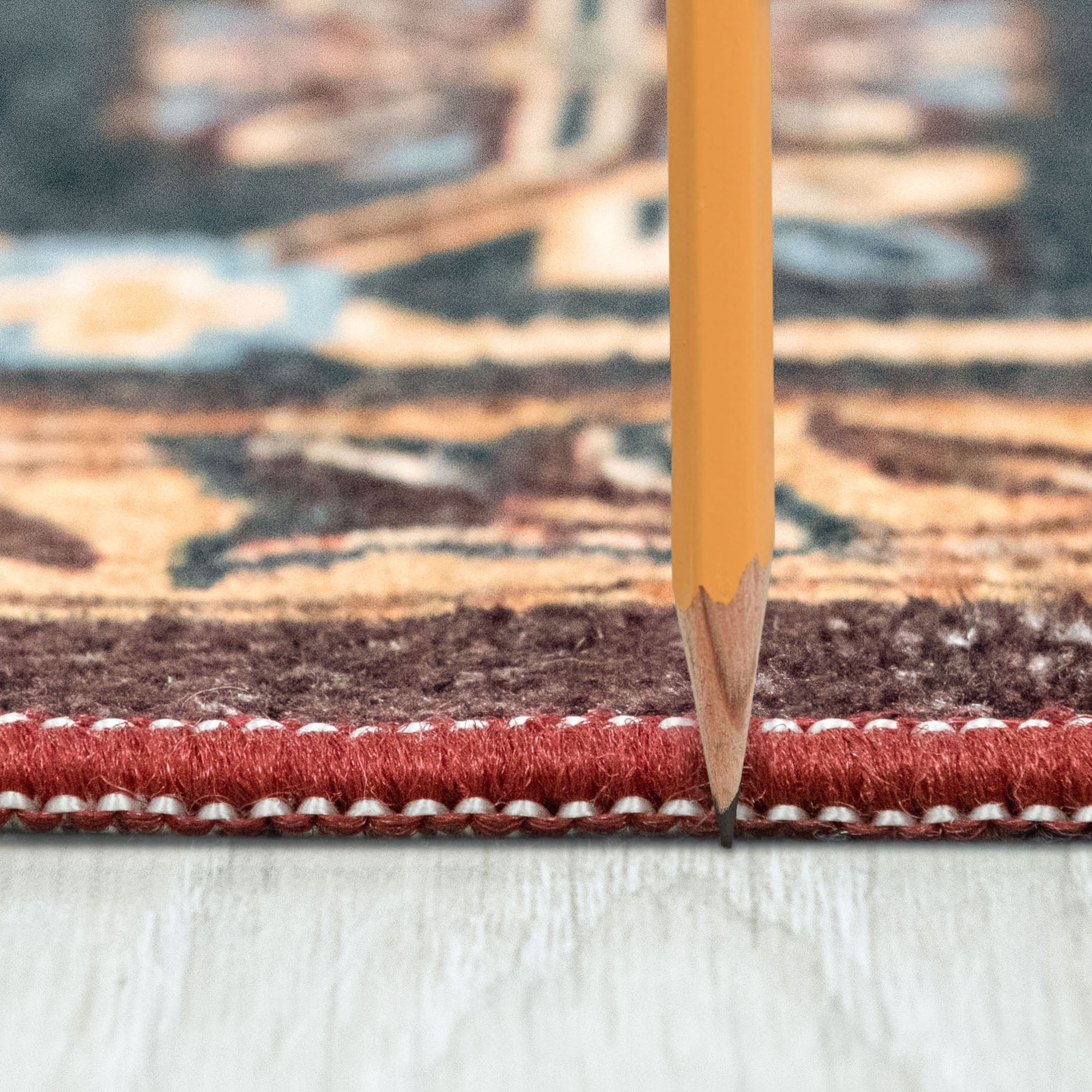 2x8 Modern Red Runner Rugs for Hallway | Indoor Entry, Entryway, Walkway or Kitchen Rug 2'3'' x 7'3''