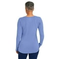 thumbnail image 4 of Healing Hands Knits Women's Mackenzie Tee 's Long Sleeve Medical Scrub Tee, 4 of 8