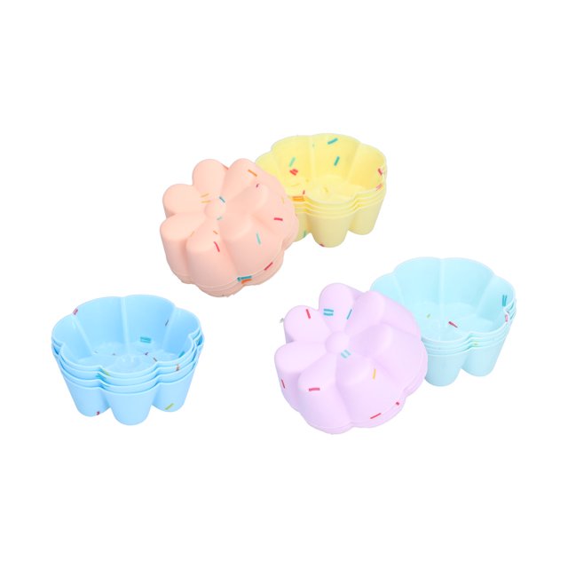 Molde para envoltorios de magdalenas, 20 piezas Molde para hornear magdalenas Molde para hornear Molde de gelatina Excelencia verdadera