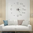 thumbnail image 4 of Reloj de pared 3D DIY con superficie de espejo sin marco, reloj de pared grande, decoración del hogar para sala de estar, dormitorio, oficina en casa, habitación de niños, hotel, cafetería, bar,, 4 of 5