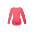 thumbnail image 4 of LVMA2300 - 100% premium Cotton - Women Long Sleeve Maternity T-Shirt, 4 of 9