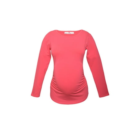 

LVMA2300 - 100% premium Cotton - Women Long Sleeve Maternity T-Shirt
