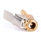 thumbnail image 3 of Car Air Pump Adapter Copper 6mm Clip-on Nozzle Adapter(4pcs, Gold), 3 of 5