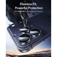 thumbnail image 6 of ESR Camera Lens Protector Compatible with iPhone 17 Pro Max/17 Pro/16 Pro Max/16 Pro/15 Pro Max/15 Pro/14 Pro Max/14 Pro, Ultra‑Tough HD Tempered Glass, Ultra‑Thin & Anti‑Scratch, Black, 6 of 8