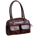 thumbnail image 1 of Bolso de mano de cuero para mujer bolso de viaje informal versátil de gran capacidad, 1 of 9