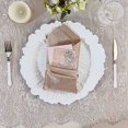 thumbnail image 4 of 24 White 13" Acrylic Wooden Textured Round Reef Acrylic Charger Plate, 4 of 5