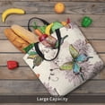 thumbnail image 6 of Xecao Flying Butterflies-1 for Tote Bag: spacious with inner pockets, ideal for work, shopping, or travel., 6 of 9
