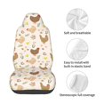 thumbnail image 4 of Wukai Chicken Family Full Set Car Seat Covers with Soft Padding Universal Auto Front Seats Protector and Cushion Mat, 4 of 5