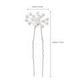 thumbnail image 3 of MasteelfCA 20 Pcs Épingle à Cheveux de Mariée Gypsophile Fourche en Forme de U Coiffure de Mariage, 3 of 8