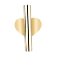 thumbnail image 1 of Colgante de pared florero Zulema Tubo de sala de estar Corazón de oro, 1 of 7