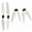 White, variant on 4 PCS Low Noise Quick Release Drone Propellers 8331F for DJI (Mavic PRO Platinum Drone), Green