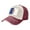 Dark Red, variant on Portugal Alternative Flag Distressed Baseball Cap Dad Hats for Men Women Vintage Trucker Hat Low Profile Ball Caps