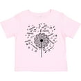 thumbnail image 3 of Inktastic Music Dandelion Musical Gift Boys or Girls Toddler T-Shirt, 3 of 5